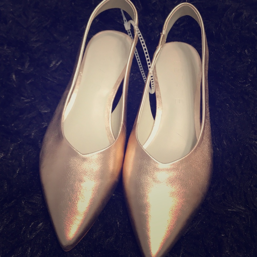 Pink Pointy Flats